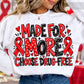 Made for More Red Ribbon Week Bow Ready to Press Transfer DTF Transfer Sublimation Transfer