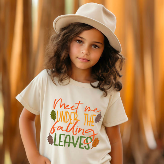 Meet Me Under the Falling Leaves Ready To Press DTF Transfer Sublimation Transfer