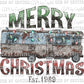 Merry Christmas RV Background Ready to Press Transfer
