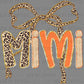 Mimi Bow Leopard Faux Glitter Ready to Press Transfer DTF Transfer Sublimation Transfer