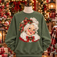 Faux Texture Mrs. Claus Christmas Ready to Press DTF Transfers