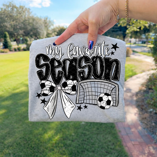 My Favorite Season Soccer DTF Transfer Sublimation Transfer
