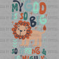 My God is So Big So Strong and So Mighty Cross Christianity Lion Ready to Press Transfer DTF Transfer Sublimation Transfer