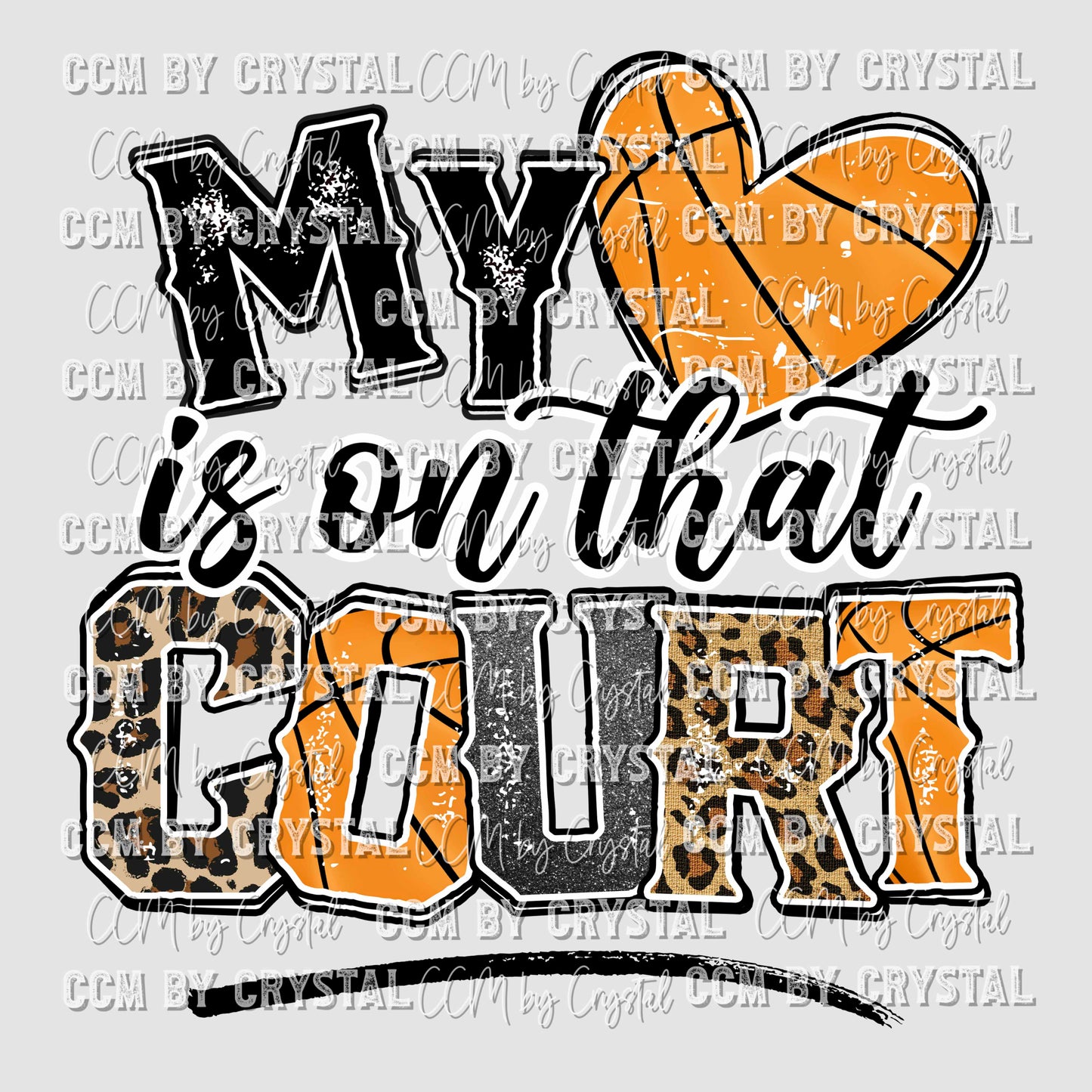 My Heart Is on That Court Basketball Ready to Press Transfer