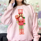 Nutcracker Christmas Faux Fake Yarn Ready to Press Transfer DTF Transfer Sublimation Transfer