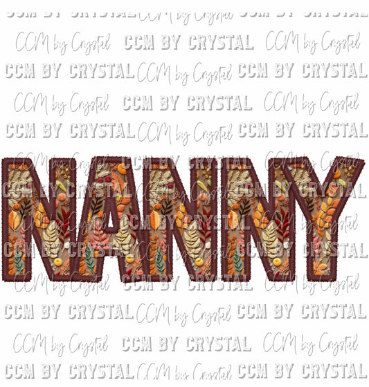 Nanny Ready To Press Transfer