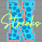 Personalized Letter and Mascot Bright Ready to Press Transfer DTF Transfer