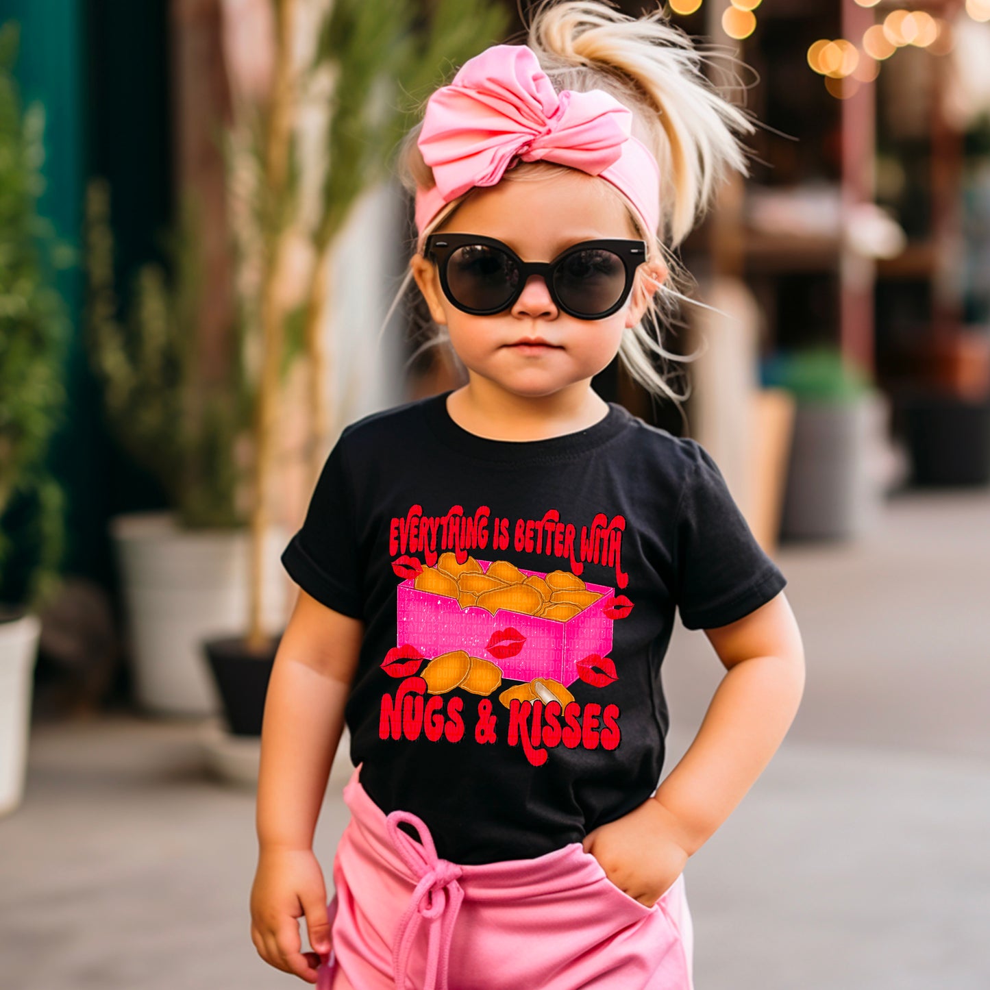 Valentine's Day Everything is Better With Nugs and Kisses Ready to Press Transfer