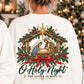 Holy Night Christmas Ready to Press DTF Transfers Sublimation Transfers