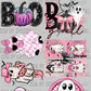 Pink Halloween GANG Sheet 60" DTF Gang Sheet