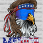 USA Merica Mullet Eagle That's Why I'm Here Ready to Press Transfer