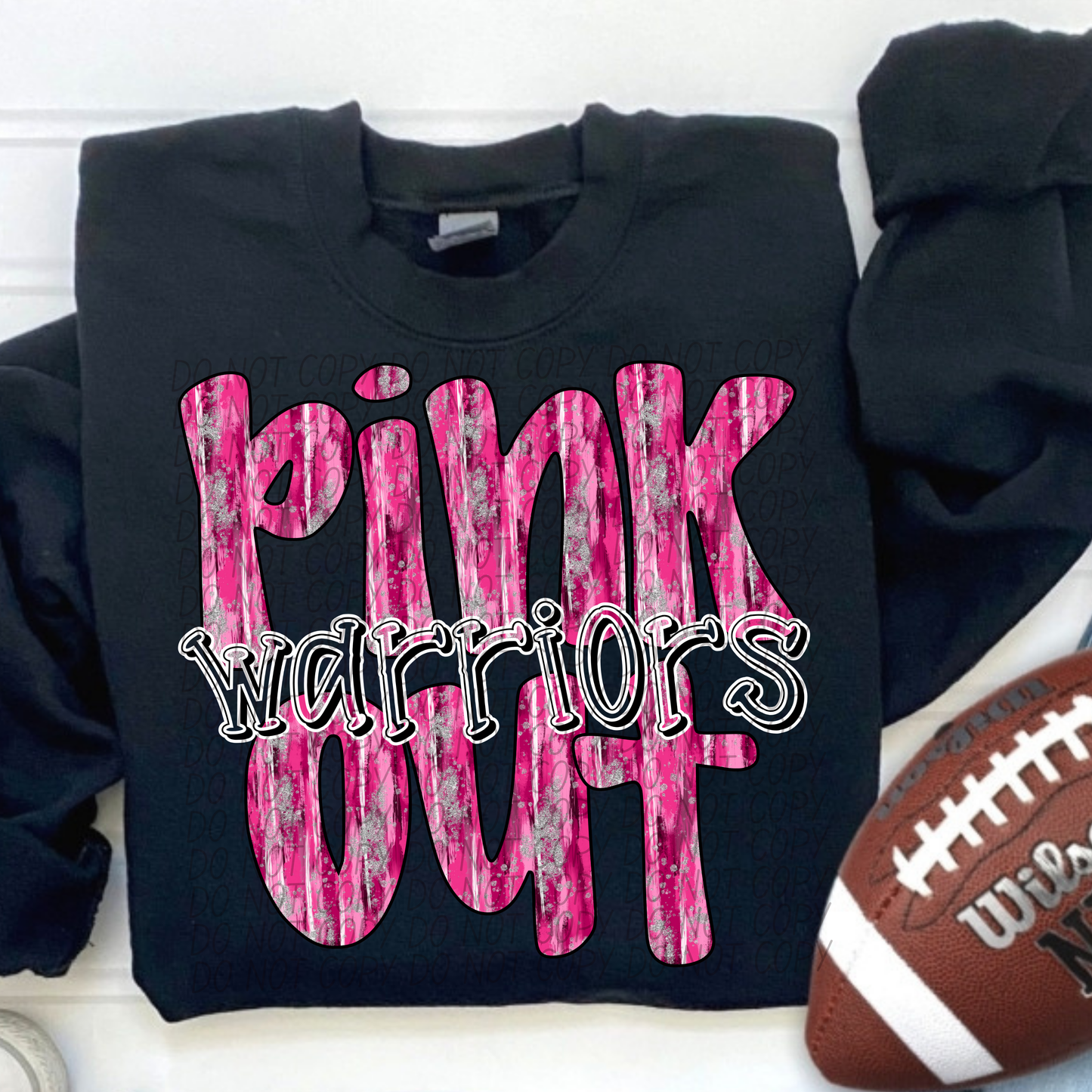 Pink Out Warriors Ready to Press Transfer DTF Transfer Sublimation Transfer