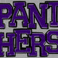 Panthers Purple Sports Mascot Ready to Press Transfer DTF Transfer Sublimation Transfer