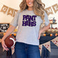 Panthers Purple Sports Mascot Ready to Press Transfer DTF Transfer Sublimation Transfer