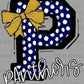 Panthers Bow Dots Sports Mascot Ready to Press Transfer DTF Transfer Sublimation Transfer