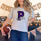 Panthers Purple Sports Mascot Ready to Press Transfer DTF Transfer Sublimation Transfer