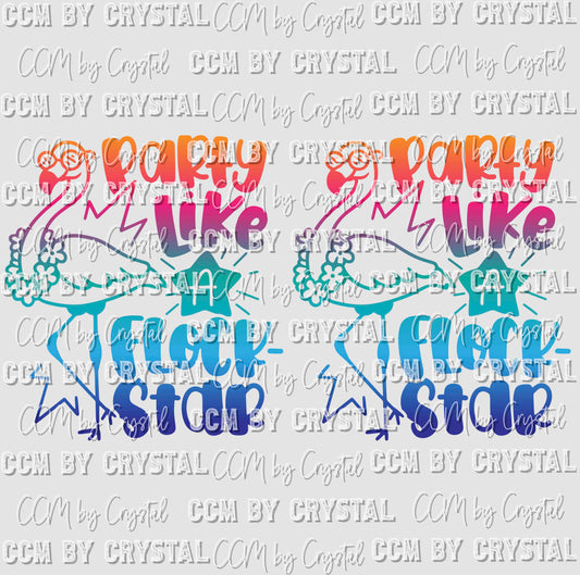 Party Like a Flock Star Ready to Press Transfer