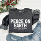 Peace On Earth and Coffee Please Ready to Press Transfer DTF Transfer Sublimation Transfer