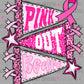 Pink Out Bears Ready to Press Transfer DTF Transfer Sublimation Transfer
