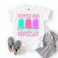 Girly Prayers and Popsicles Faith religious DTF Transfer Sublimation Transfer