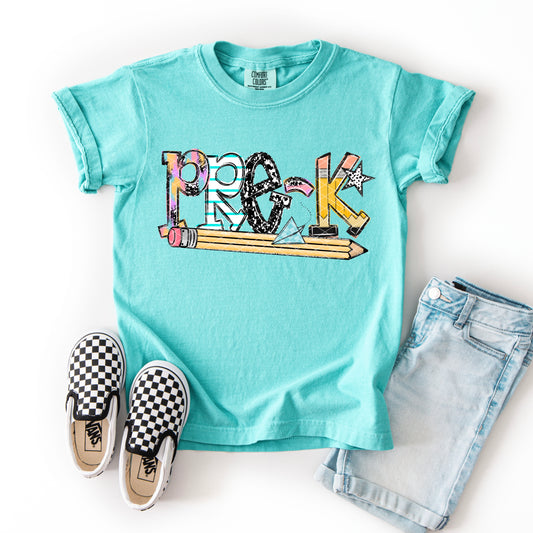 Pre-K Back to School Ready to Press DTF Transfers Sublimation Transfers