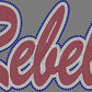 Rebels 11" 3-Color Ready to Press Spangle Transfer Bling Transfer Sparkle Transfer