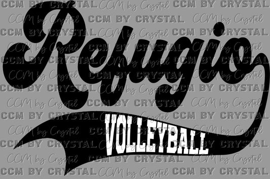 Refugio Volleyball Ready to Press Transfer DTF Transfer Sublimation Transfer