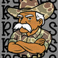 Rebels Camo Stacked Sports Mascot Ready to Press Transfer DTF Transfer Sublimation Transfer