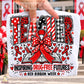 Teacher Red Ribbon Week Bow Ready to Press Transfer DTF Transfer Sublimation Transfer