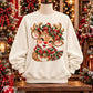 Faux Texture Reindeer Christmas Ready to Press DTF Transfers