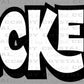 Rockets Black and White Sports Mascot Ready to Press Transfer DTF Transfer Sublimation Transfer