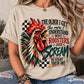 Roosters Scream Ready to Press DTF Transfers Sublimation Transfers