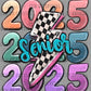 Senior 2025 Ready to Press Transfer DTF Transfer Sublimation Transfer