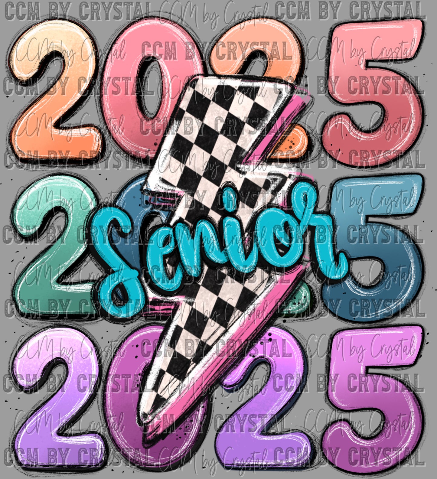 Senior 2025 Ready to Press Transfer DTF Transfer Sublimation Transfer
