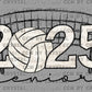 Senior 2025 Volleyball Ready to Press Transfer DTF Transfer Sublimation Transfer