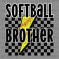 Softball Brother Ready to Press Transfer DTF Transfer Sublimation Transfer