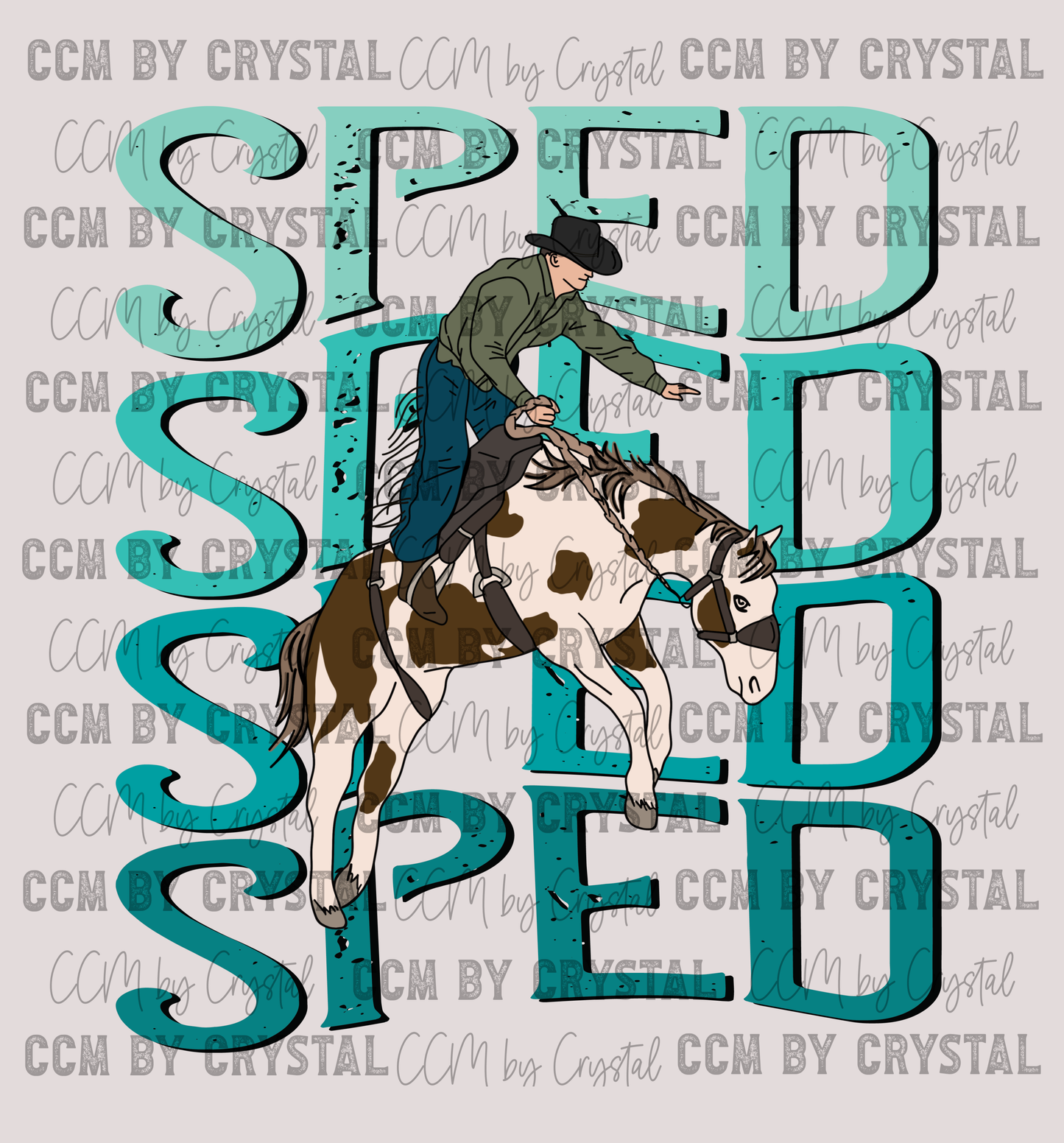 SPED Special Ed Cowboy Western Rodeo Ready to Press Transfer
