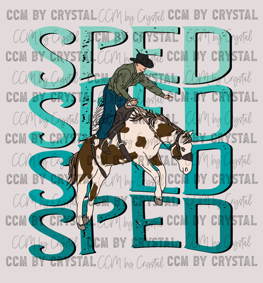 SPED Special Ed Cowboy Western Rodeo Ready to Press Transfer