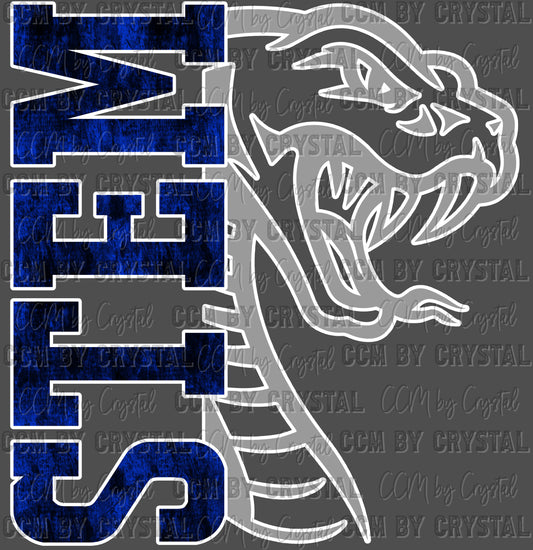 Victoria Stem Vipers Ready to Press Transfer DTF Transfer Sublimation Transfer