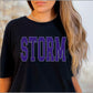 Storm 11" 2-Color Ready to Press Spangle Transfer Bling Transfer Sparkle Transfer