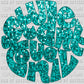 Student Council Faux Sequins Faux Embroidery Ready to Press Transfer