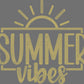 Summer Vibes 1-Color Approximately 11" wide Spangle Transfer