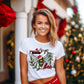 Santa's Busy Bee Christmas Ready to Press DTF Transfer Sublimation Transfer