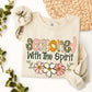 Seasoned With the Spirit Easter Spring Ready to Press Transfer DTF Transfer Sublimation Transfer