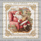 Santa Vintage Stamp Christmas Ready to Press Transfer DTF Transfer Sublimation Transfer