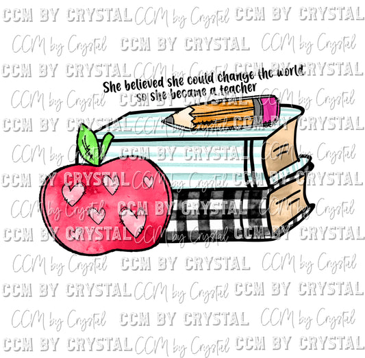 She Believed She Could Change the World So She Became a Teacher Ready to Press Transfer