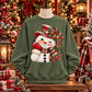Faux Texture Snowman Christmas Ready to Press DTF Transfers