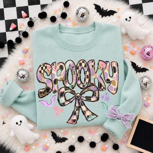 Spooky Bow Halloween Ready to Press DTF Transfers Sublimation Transfers