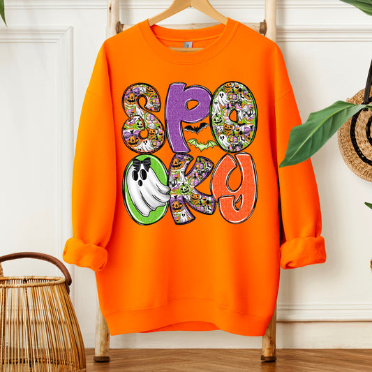 Spooky Halloween Ready to Press Transfer DTF Transfer Sublimation Transfer