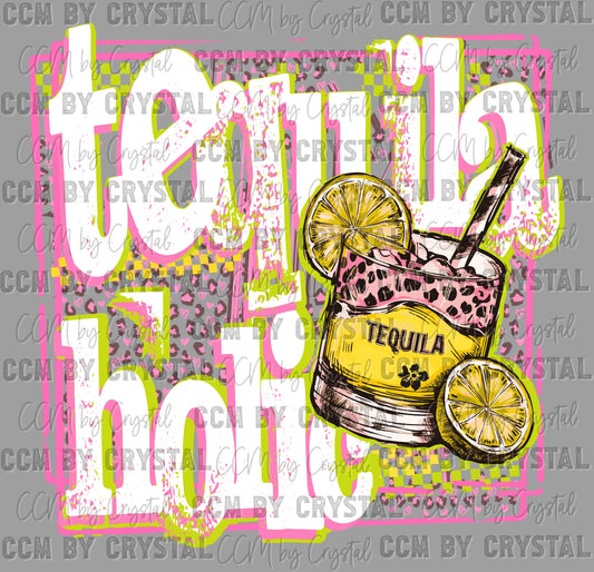 Tequila-holic Ready to Press Transfer DTF Transfer Sublimation Transfer